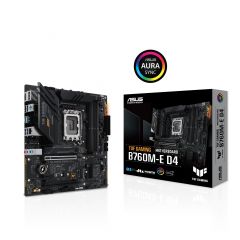 Материнская плата ASUS TUF GAMING B760M-E D4 / 1700 / B760 / DDR4 / mATX