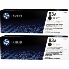 HP 83A Black Dual Pack Original Toner Cartridge for LaserJet Pro M125, M127, M225 Series, 1500 pages