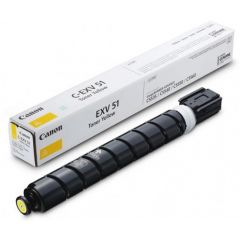 Compatible toner for Canon EXV-51Y IR Advance C5535i/C5540i/C5550i/C5560i/DX C5735i/C5740i/C5750i/C5760 Cyan Integral 60K.