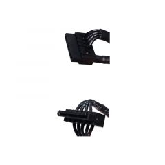 Xilence SATA Cable x4 for Modular Power supply, compatible with all modular PSU X series and  A+III series (MR9 / MR11)