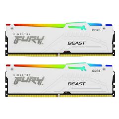 Опреативная память Kingston FURY Beast White RGB EXPO DDR5 6000MHz 64GB (Kit of 2*32GB)