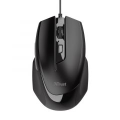 Trust Voca Comfort Mouse, 800-2400 dpi, 3 button, USB, 1.6m