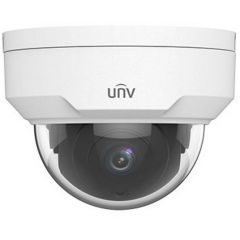UNV IPC328LR3-DVSPF28-F, Easy DOME 8Mp, 1/3" CMOS, Fixed lens 2.8mm, Smart IR up to 30, ICR, 2688x1520:25fps, Ultra 265/H.264/MJPEG, WDR 120db, IP67, DC12V/PoE
