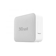 Trust Zowy Compact Bluetooth Wireless Speaker 10W, Waterproof IPX7, Up to 12 hours, Link two speakers wirelessly to boost your party, microSD or 3.5mm aux input, built-in microphone, White