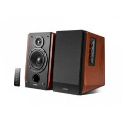 Edifier R1700BTs Brown Wood, 2.0/ 66W (2x33W) RMS,  Audio in: Bluetooth 5.0 with Qualcomm aptX & 2 analog (RCA), Subwoofer output, remote control, wooden, (4"+3/4")