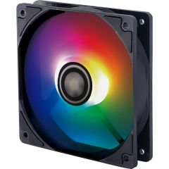 120mm Case Fan - XILENCE Performance A+ Series "XPF120.ARGB" ARGB LED Fan: 120x120x25mm, 500~1500rpm, <18~32.5dBa, 70CFM, PWM, hydro bearing, 4 pin + ARGB 3 Pin M/B, Black