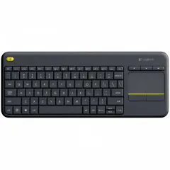 Клавиатура Logitech K400 Plus, Беспроводное, Чёрный