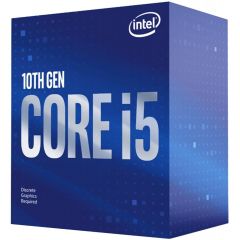 Intel® Core™ i5-10400F, S1200, 2.9-4.3GHz (6C/12T), 12MB Cache, No Integrated GPU, 14nm 65W, tray