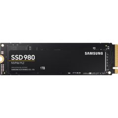 M.2 NVMe SSD 1.0TB  Samsung SSD 980, PCIe3.0 x4 / NVMe1.4, M2 Type 2280 form factor, Seq. Read: 3500 MB/s, Seq. Write: 3000 MB/s, Max Random 4k: Read /Write: 500K/480K IOPS, Samsung Pablo Controller, 512MB LPDDR4, V-NAND 3-bit MLC
