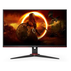 27.0” Monitor Gaming AOC Q27G2E/BK / QHD / 1ms / 155Hz / Black/Red