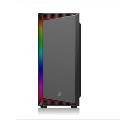 Carcasa Gaming 1STPLAYER RB-4 / no PSU / Side-Window / 1x120mm / ATX / Black