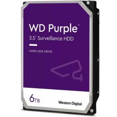 3.5” HDD Western Digital WD63PURZ Caviar Purple/ 6.0TB/ 5400rpm/ 256MB/ SATAIII