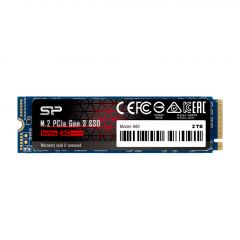 M.2 NVMe SSD Silicon Power A80/ 2.0TB/ PCIe3.0 x4 / NVMe1.3/ M2 Type 2280