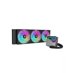 Жидкостный охладитель DEEPCOOL LT360 ARGB/ Universal/ <38.71dBA/ 72.04 CFM/ Black