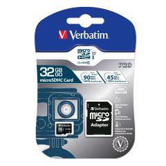 Карта памяти Verbatim Pro U3 microSD 64GB