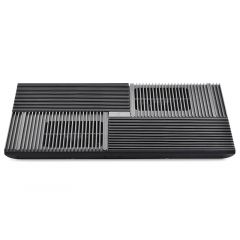 DEEPCOOL "MULTI CORE X8", Notebook Cooling Pad up to 17", 4 fans 100X100X15mm,  Multi-Core Control Technology, 1300±10%RPM, <23dBA, 53.4CFM, Black