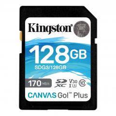 Карта памяти Kingston Canvas Go! Plus SD 128GB