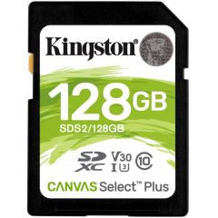 Карта памяти Kingston Canvas Select Plus SD 128GB