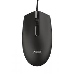 Trust Basi Wired Optical Mouse, 1200 dpi, 3 button, USB, 1.6 m, Black