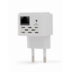 Wi-Fi репитер Gembird WNP-RP300-03 / N300 / Wi-Fi4 / 1 x 10/100M RJ45 / White