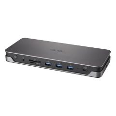 Док-станция Acer ADK230/ 2 x HDMI/ 1x DP/ 2 x USB-C 3.1 G1/ 3 x USB-A 3.1 G1/ RJ-45/ SD Card Reader/ 100W