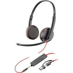 Наушники Poly Blackwire 3225 / USB-C/A / Black