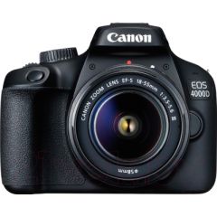 Зеркальная камера Canon EOS 4000D EF-S Kit 18-55mm III (3011C015AA) (с сумкой SB130 и картой памяти SD 16GB)