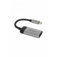 Адаптер Verbatim USB Type-C to HDMI 4K, 10 cm