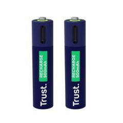 Trust Аккумуляторная батарея USB-C AAA/ 500 mAh/  up to 800 charge cycles/  2 Pack