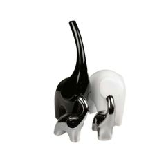 Deco Elefanti Black & White