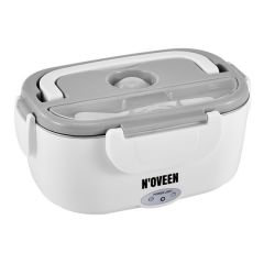 Ланч-бокс NOVEEN LB410 12/220-240 Вольт, 23x16x10,5 см, внутренняя часть из нержавеющей стали, мощность 40 Вт, серый
