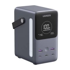 UGREEN Power Bank двусторонняя быстрая зарядка 48000 мАч, 300 Вт, серый