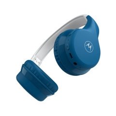 Накладные наушники Motorola с микрофоном Bluetooth MOTO JR300, синий