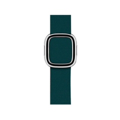 Ремешок VPG Tethys Series из натуральной кожи для iWatch 38/40/41 мм зеленый