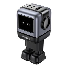 UGREEN Nexode Robot GaN USB-A+2*USB-C 65 Вт, черный
