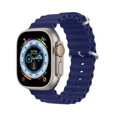 Ремешок DUX DUCIS Ocean Wave Version Apple Watch 42MM/44MM/45MM, Mid-Night Blue