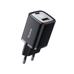 Настенное зарядное устройство Mcdodo 1*USB-A+1*Type-C 3A 3A 33W, черный