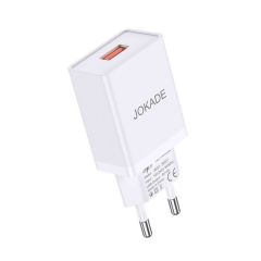 Jokade Настенное зарядное устройство с кабелем USB - Micro-USB однопортовое 5A 5A JB022, белый