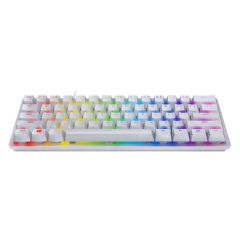 Razer Клавиатура оптическая Huntsman Mini 60% Clicky Purple Switch US Layout Mercury Edition