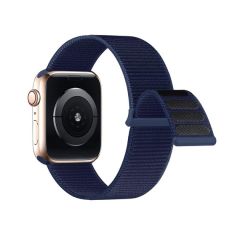 Нейлоновый ремешок-петля для Apple Watch 38/40/41 мм темно-синий