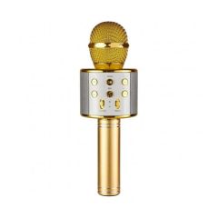 Портативный микрофон-караоке-колонка Helmet HANDHELD KTV, золотой