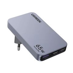 UGREEN Nexode Pro USB-A+2*USB-C 65W GaN Tech Fast Charger, черный
