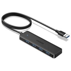 UGREEN HUB 4in1 USB 3.0 - 4*USB 3.0 1M CM219, черный