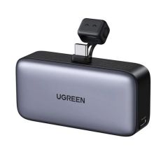 UGREEN Power Bank Mini со складной подставкой 5000 мАч, 22,5 Вт, серый