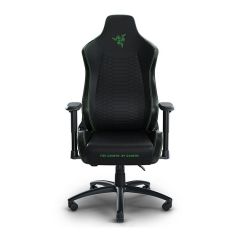 Razer Стул Iskur X кожаный/черный/зеленый