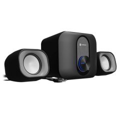 Колонка Natec PUG, 2.1, 11 Вт, USB и 3,5 мм, черная
