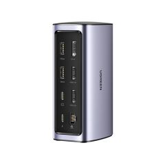 UGREEN Многофункциональная док-станция 100 Вт (13-в-1) CM555, серый
