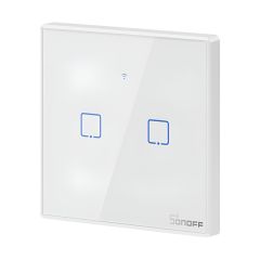 Sonoff Smart Wall Switch TX Series 2 Gang EU EU Wi-Fi, White (T2EU2C) (нейтральный провод)