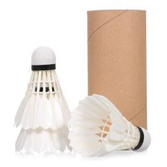 Шаттл для бадминтона 8см, нейлон, 3шт в тубусе, 7*7*15,5см