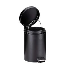 Dirt Devil Pedal Bin 3 L Powder Coated Black DDPBIN3